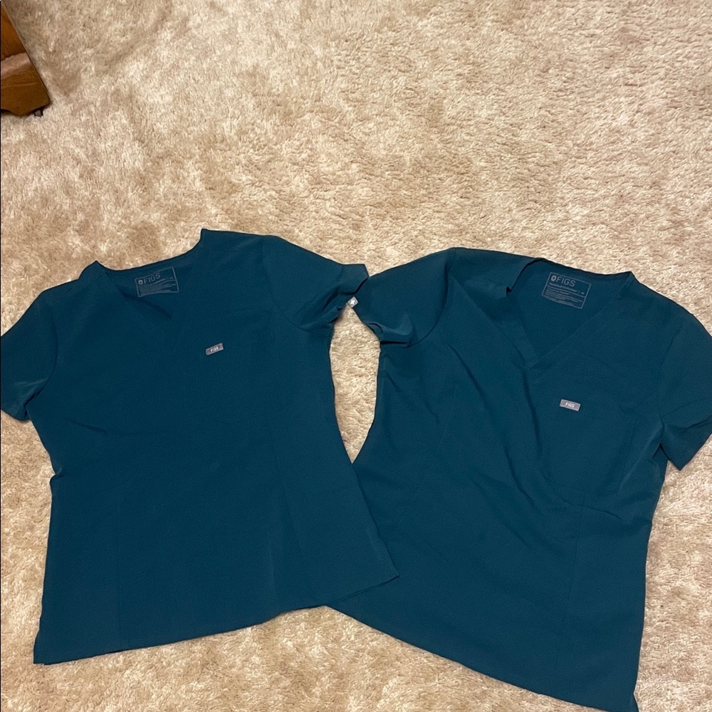 Figs dark green/teal women’s scrub tops